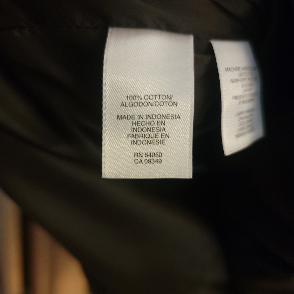 Misses Sz XL Jones New York Signature Brown Corduroy Toggle Button Coat - Picture 7 of 10